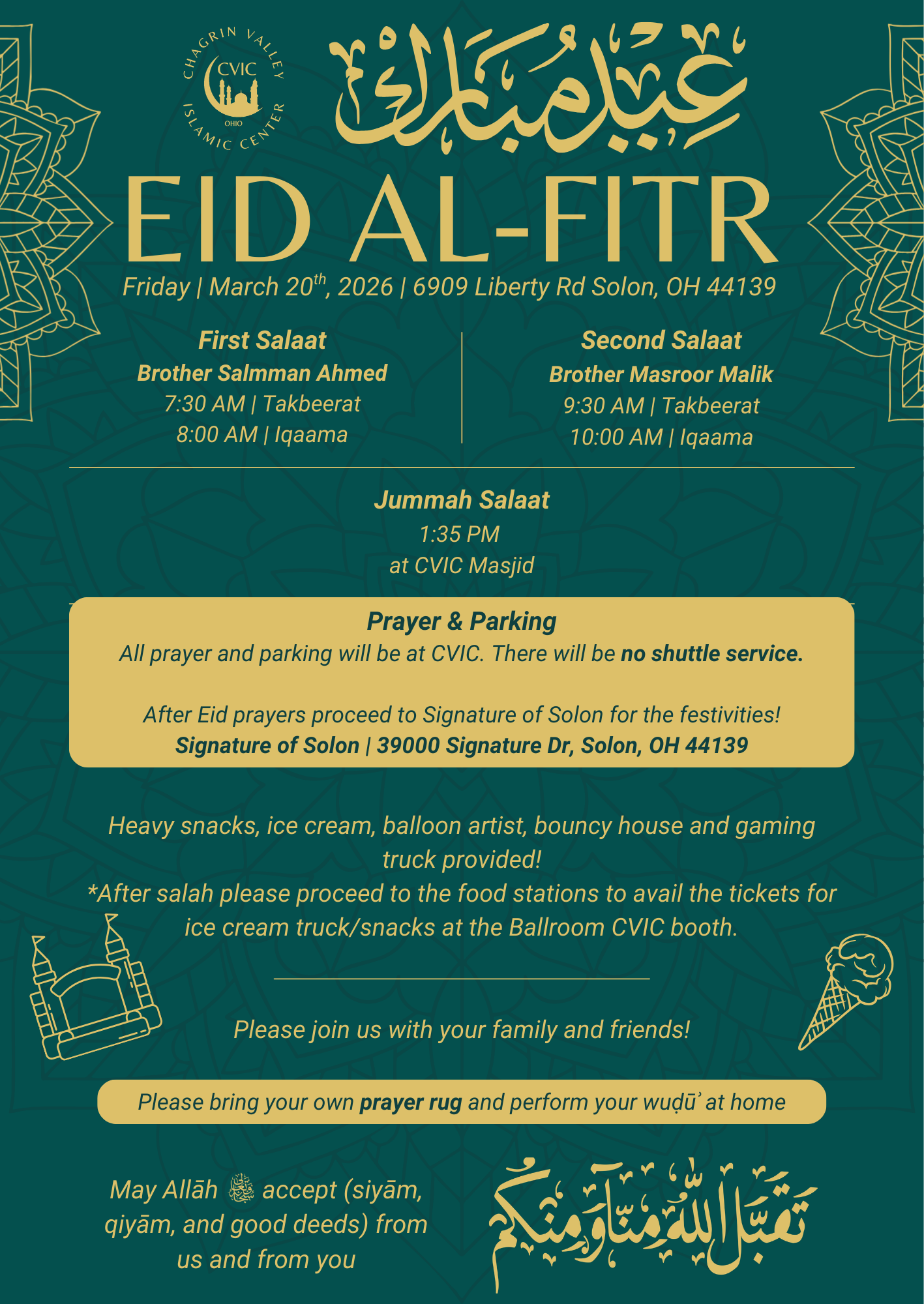 CVIC Eid Al-Fitr Flyer